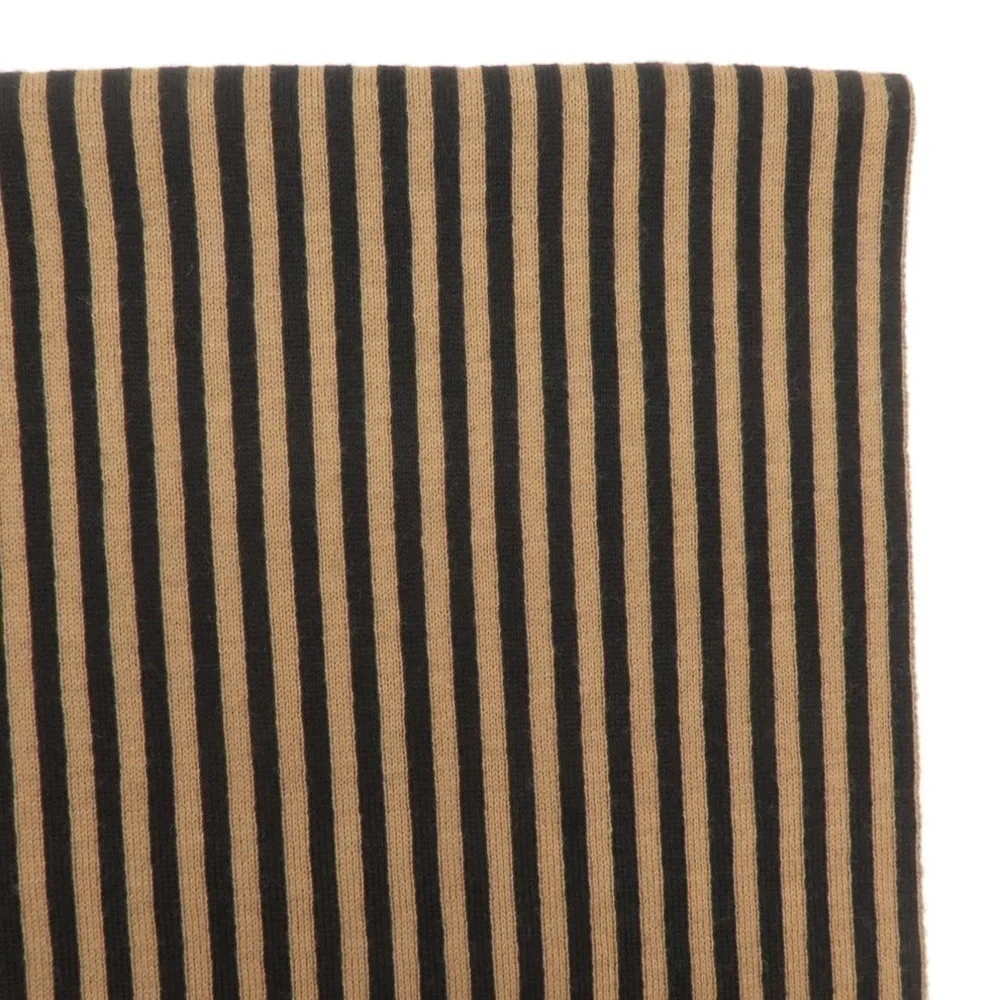 FENDI Zucca Print Wool 100% Scarf Beige Black - Picture 7 of 9